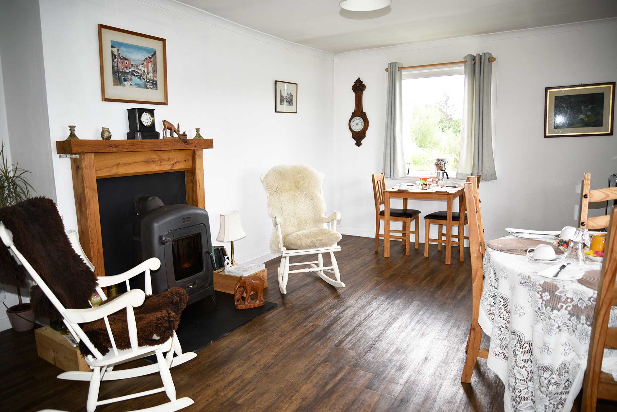 Minnies Rooms breakfast room on the Isle of Skye